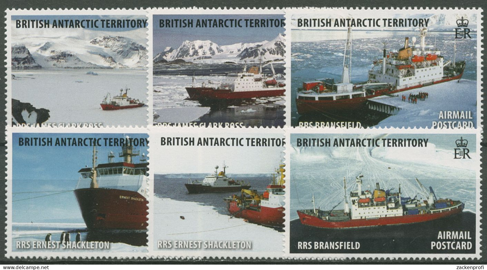 Britische Antarktis 2011 Forschungsschiffe 577/82 Postfrisch - Ongebruikt