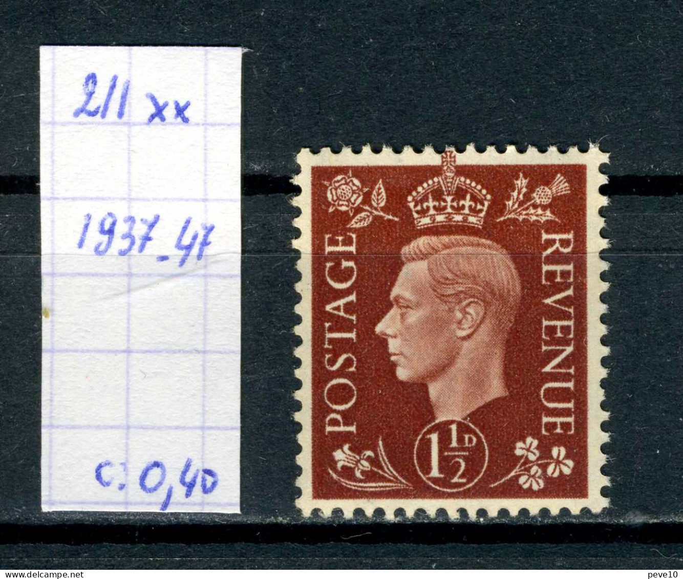 Grande-Bretagne    N° 211 Xx - Unused Stamps