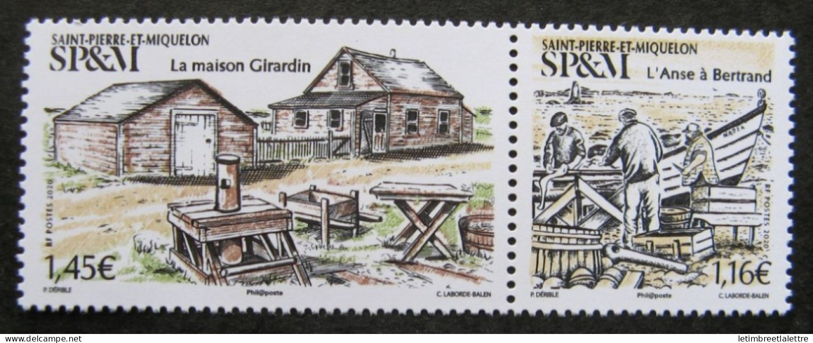 Saint Pierre Et Miquelon - YT N° 1243 Et 1244 ** - Neuf Sans Charnière - 2020 - Unused Stamps