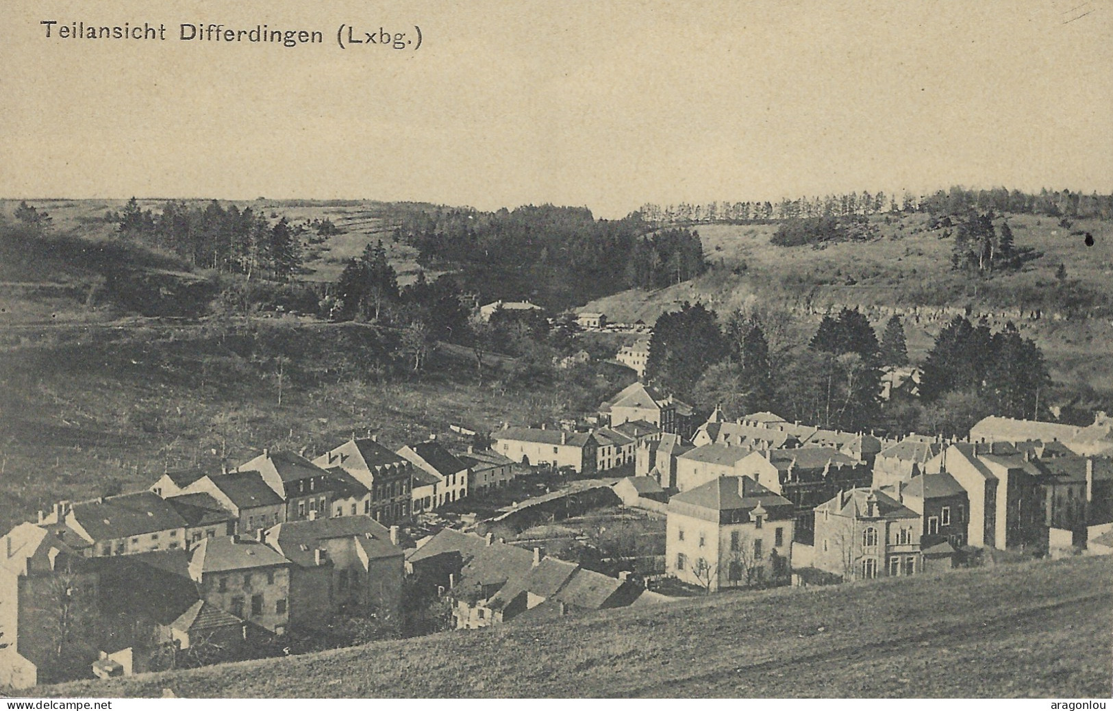 Luxembourg - Luxemburg - DIFFERDINGEN - TEILANSICHT  -  FELDPOST - STEMPEL  -  1. WELTKRIEG - Differdange