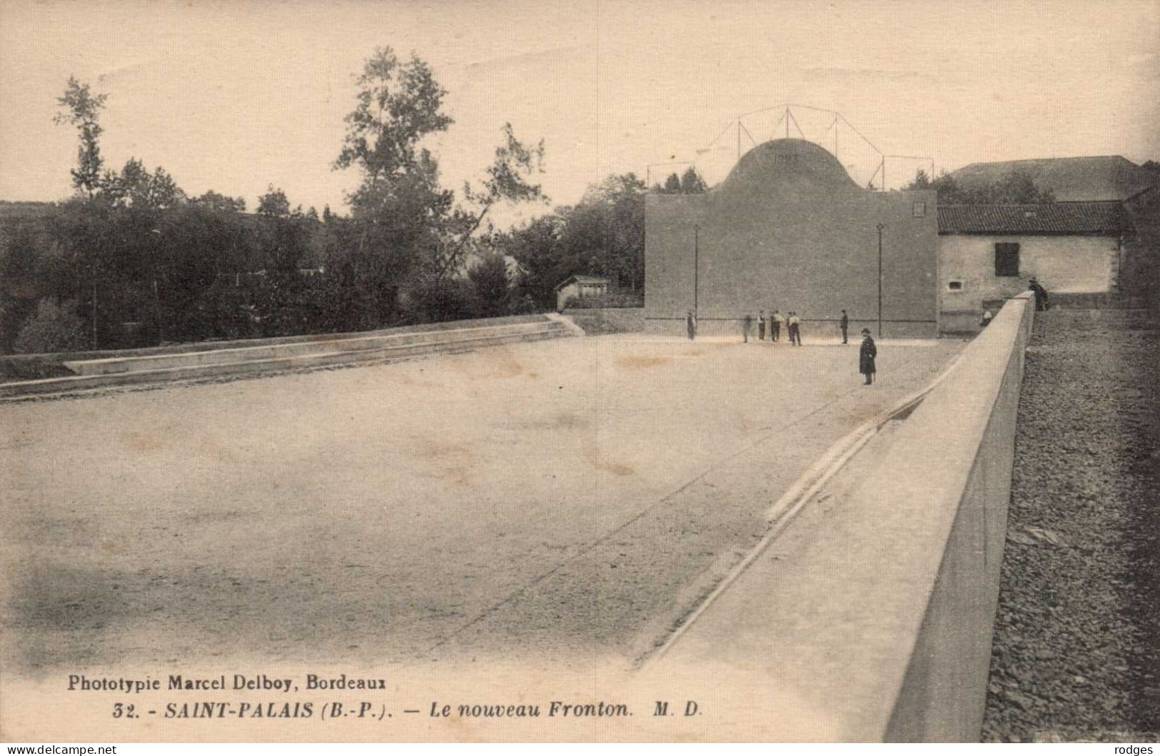 64 , Cpa SAINT PALAIS , 32 , Le Nouveau Fronton  (09462.MS4) - Saint Palais