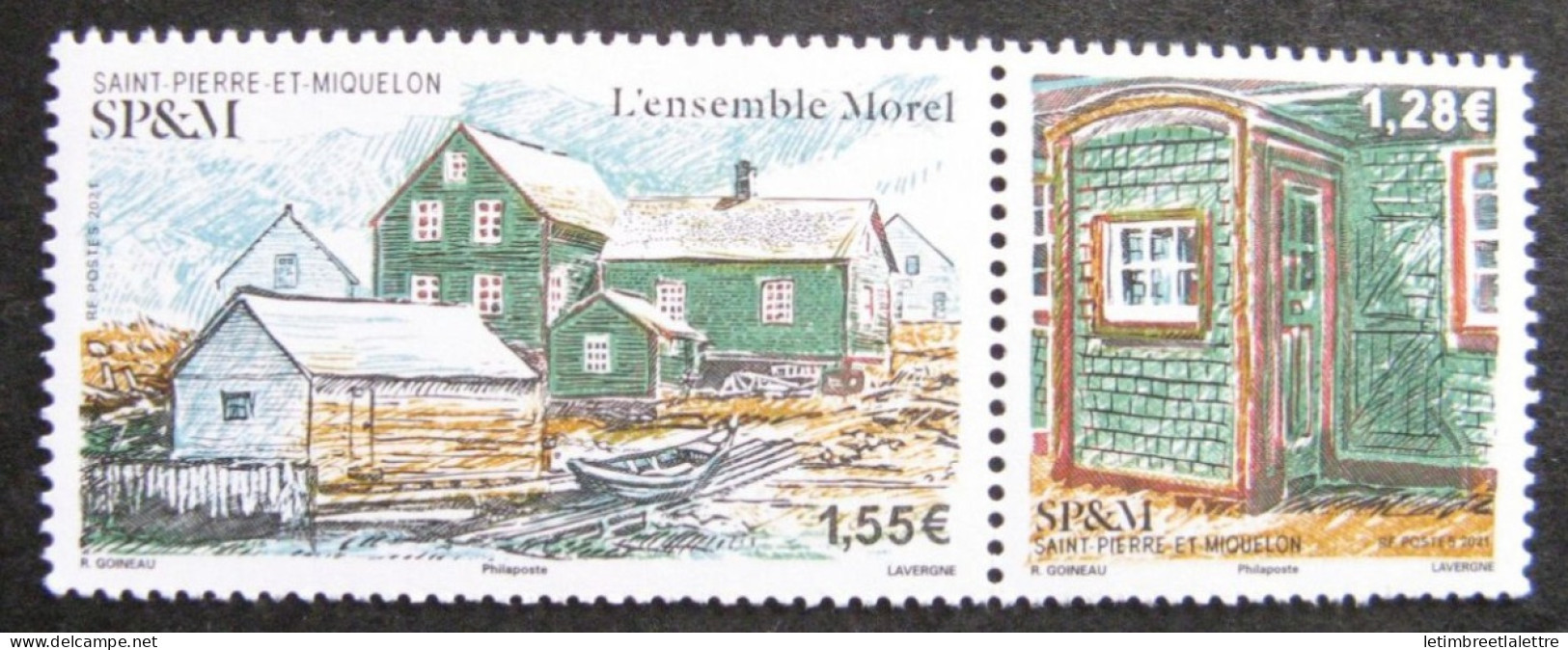 Saint Pierre Et Miquelon - YT N° 1261 Et 1262 ** - Neuf Sans Charnière - 2021 - Neufs