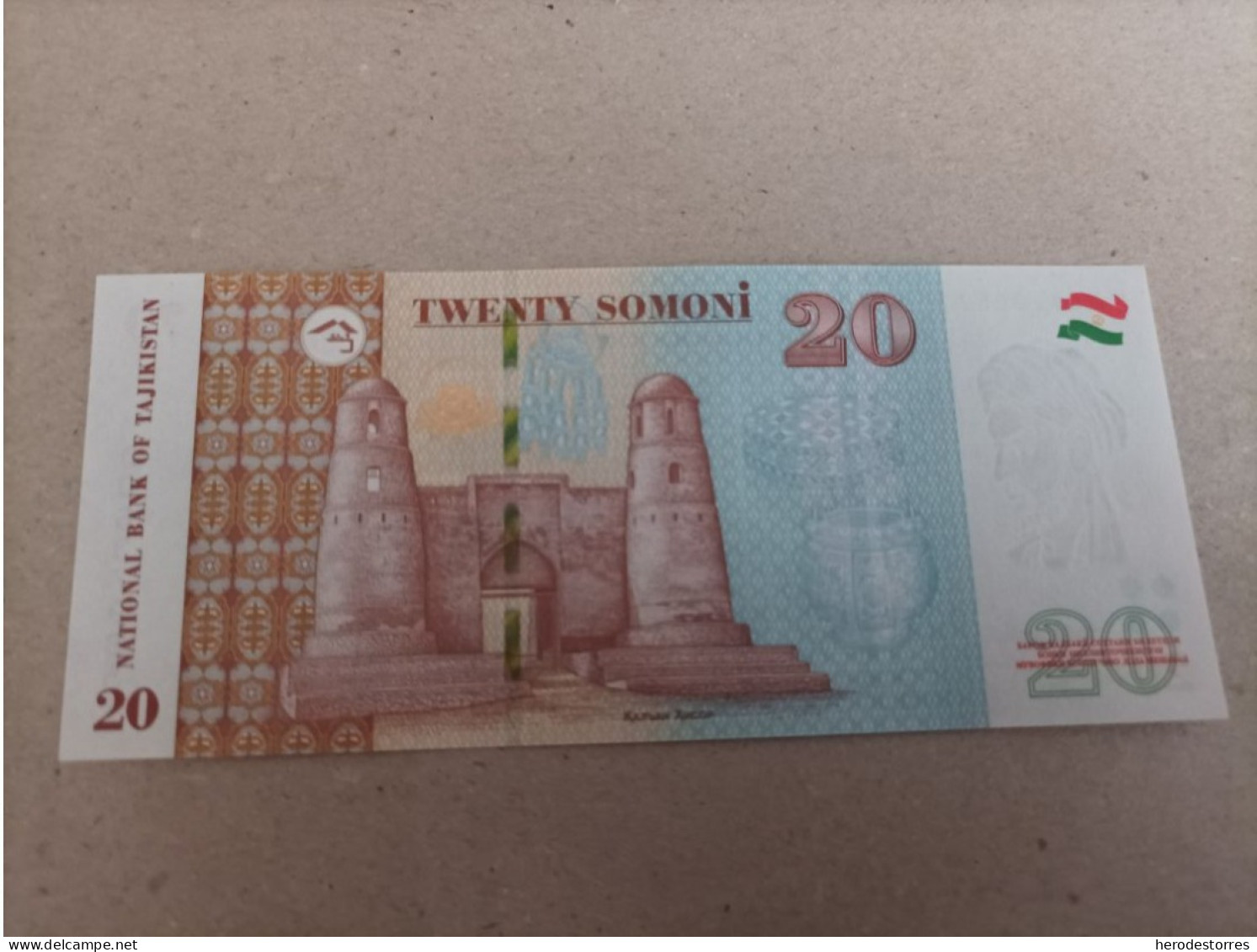 Billete De Tayikistán, De 50 Somoni, Año 2018, UNC - Tadjikistan