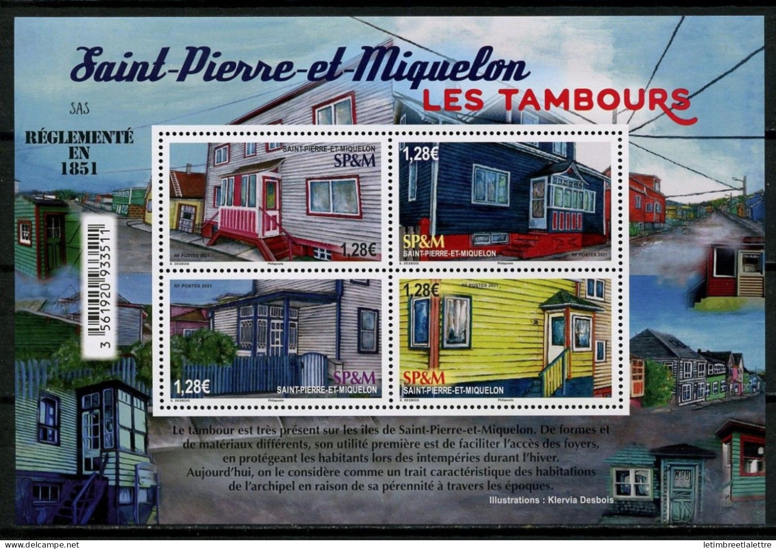 Saint Pierre Et Miquelon - YT N° F 1263 à 1266 ** - Neuf Sans Charnière - 2021 - Ongebruikt