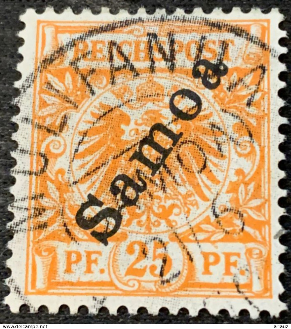 SAMOA.1899.COLONIE ALLEMANDE.MICHEL N°5. OBLITERE.MULIFANUA. 24B5 - Samoa