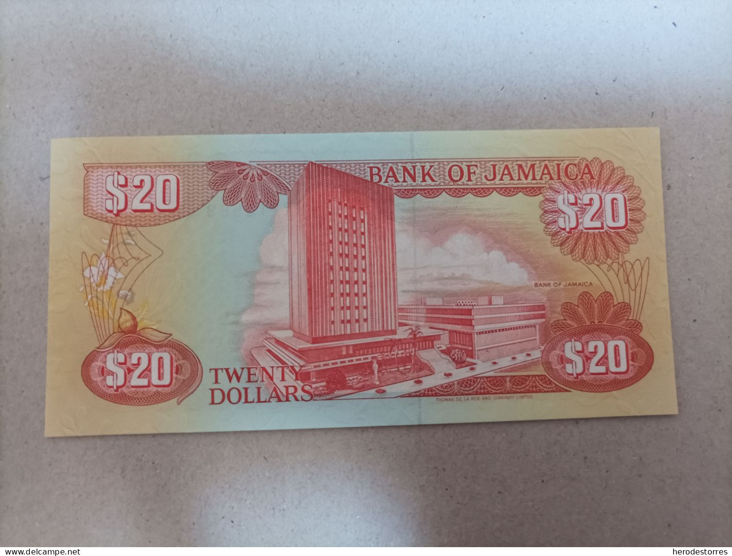 Billete De Jamaica De 20 Dolares, Año 1995, UNC - Jamaique