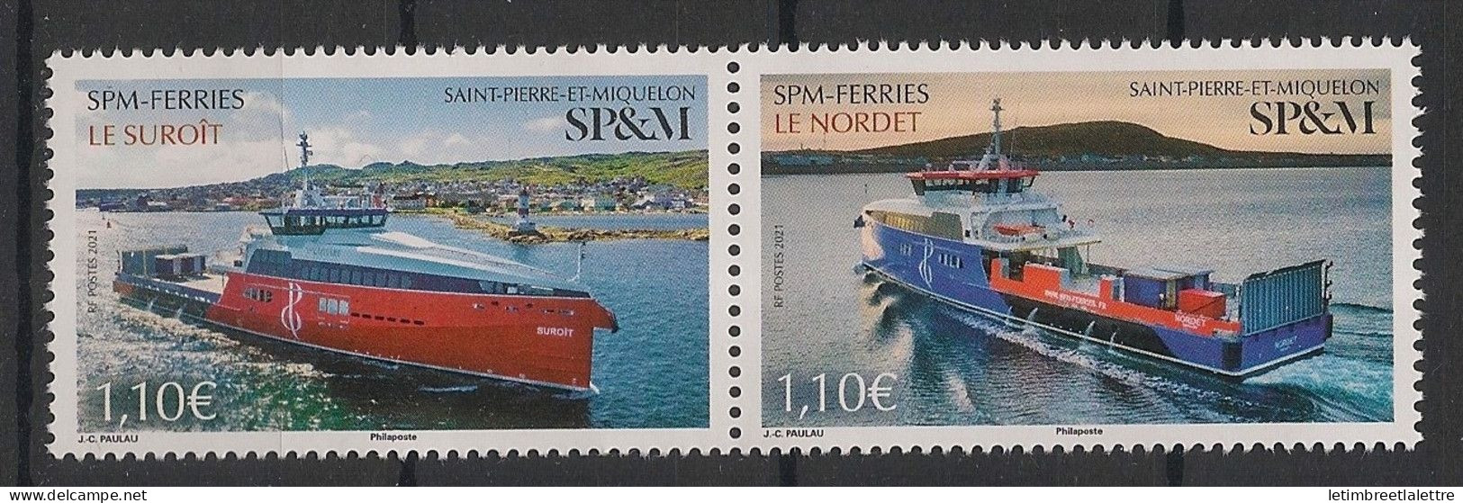 Saint Pierre Et Miquelon - YT N° 1272 Et 1273 ** - Neuf Sans Charnière - 2021 - Unused Stamps