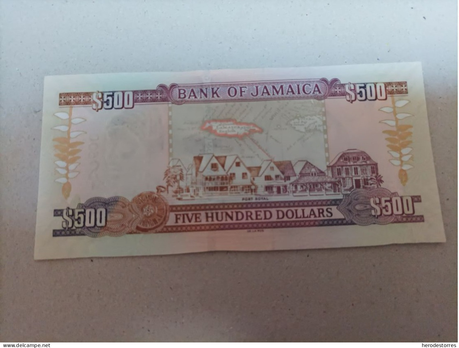 Billete De Jamaica De 500 Dólares, Año 2008, UNC - Jamaique