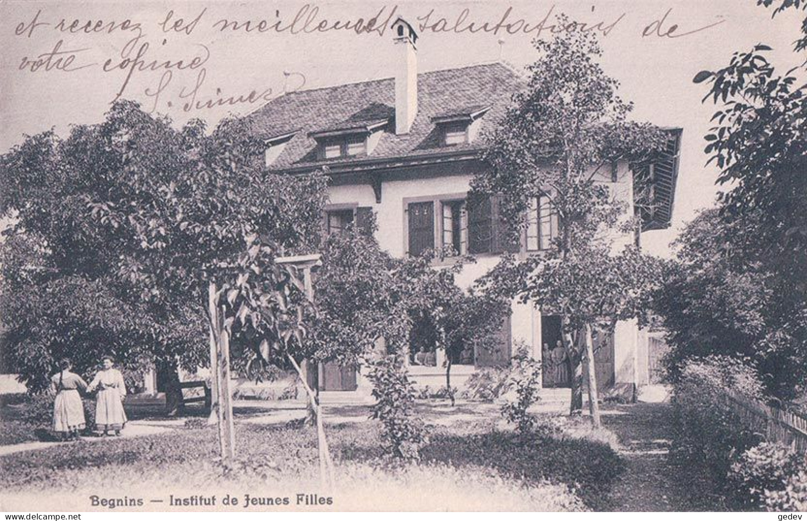 Begnins VD, Institut De Jeunes Filles (6.5.1910) - Begnins