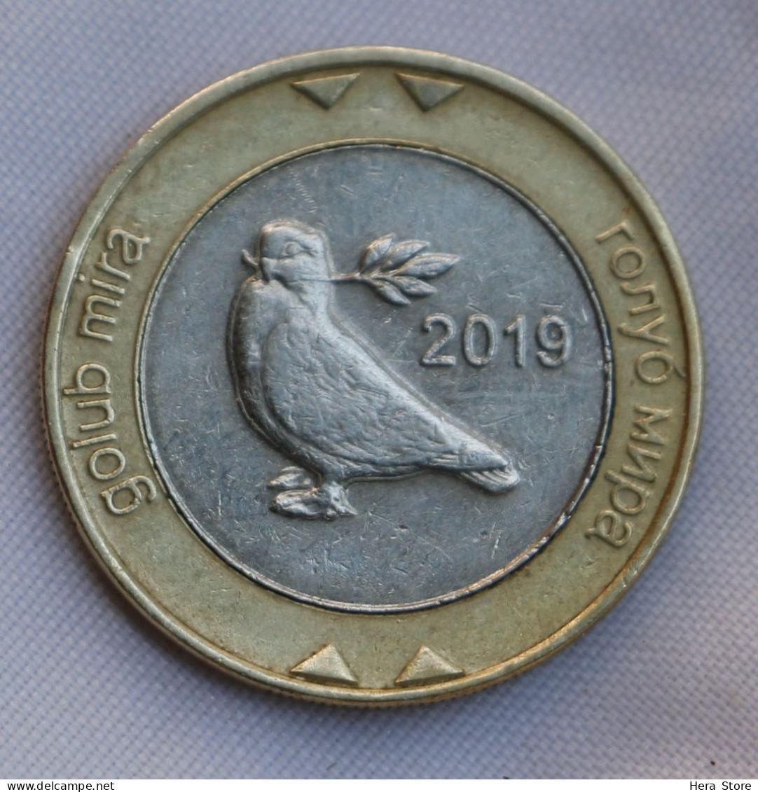 2019 Bosnia And Herzegovina 2 Konvertibilne Marke Multiple Mint Errors - Bosnie-Herzegovine