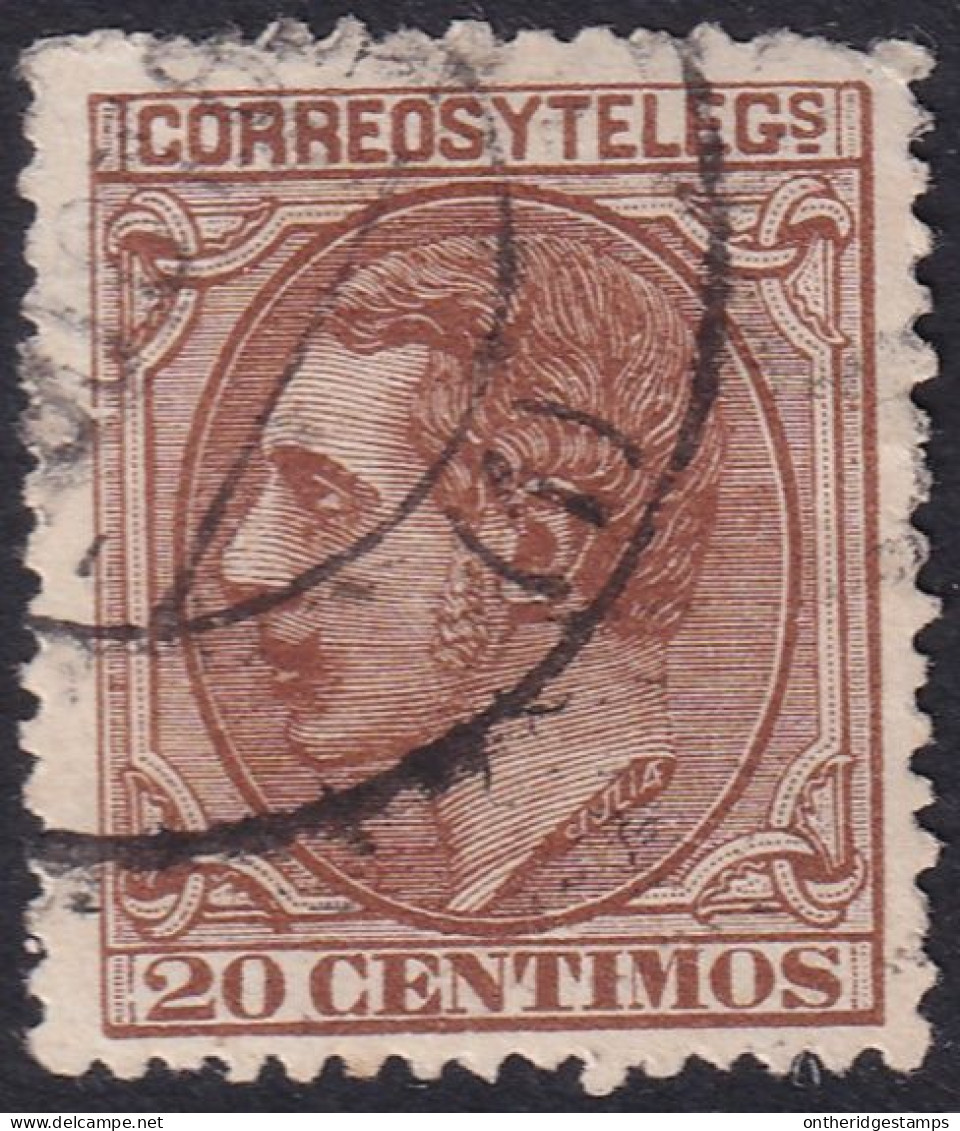 Spain 1879 Sc 245 España Ed 203 Used Date (fechador) Cancel - Usados