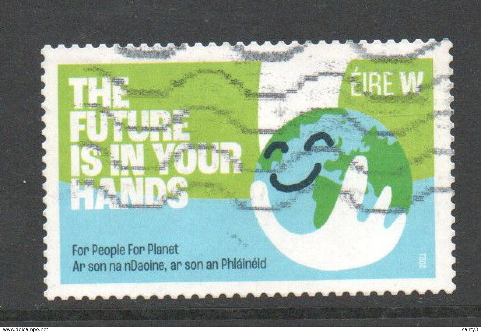 Ierland 2021 Yv 2370 Hoge Waarde,   Gestempeld - Used Stamps