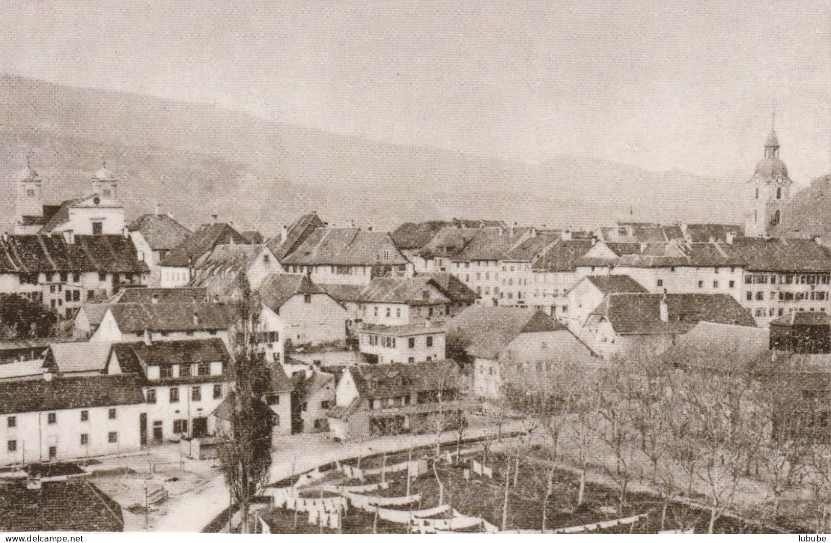 Olten - Blick Von Der Husmatt Gegen Altstadt Um 1900  (Repro)         Ca. 1990 - Olten