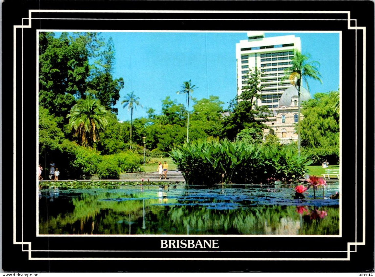 1-2-2024 (3 X 1) Australia (posted To France With Pair Of Bilby Stamp) QLD - Brisbane Botanical Gardens & Parliament - Brisbane