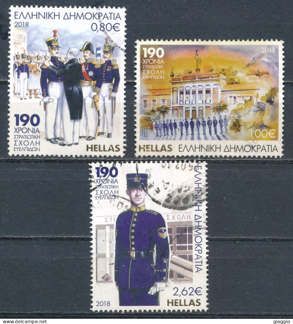 °°° GREECE - Y&T N°2905/7 - 2018 °°° - Used Stamps