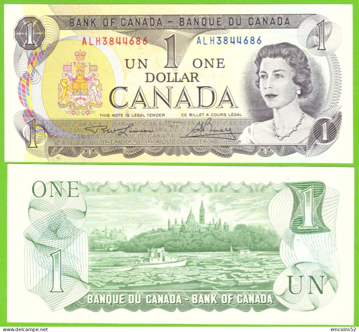 CANADA 1 DOLLARS 1973  P-85b  UNC - Kanada