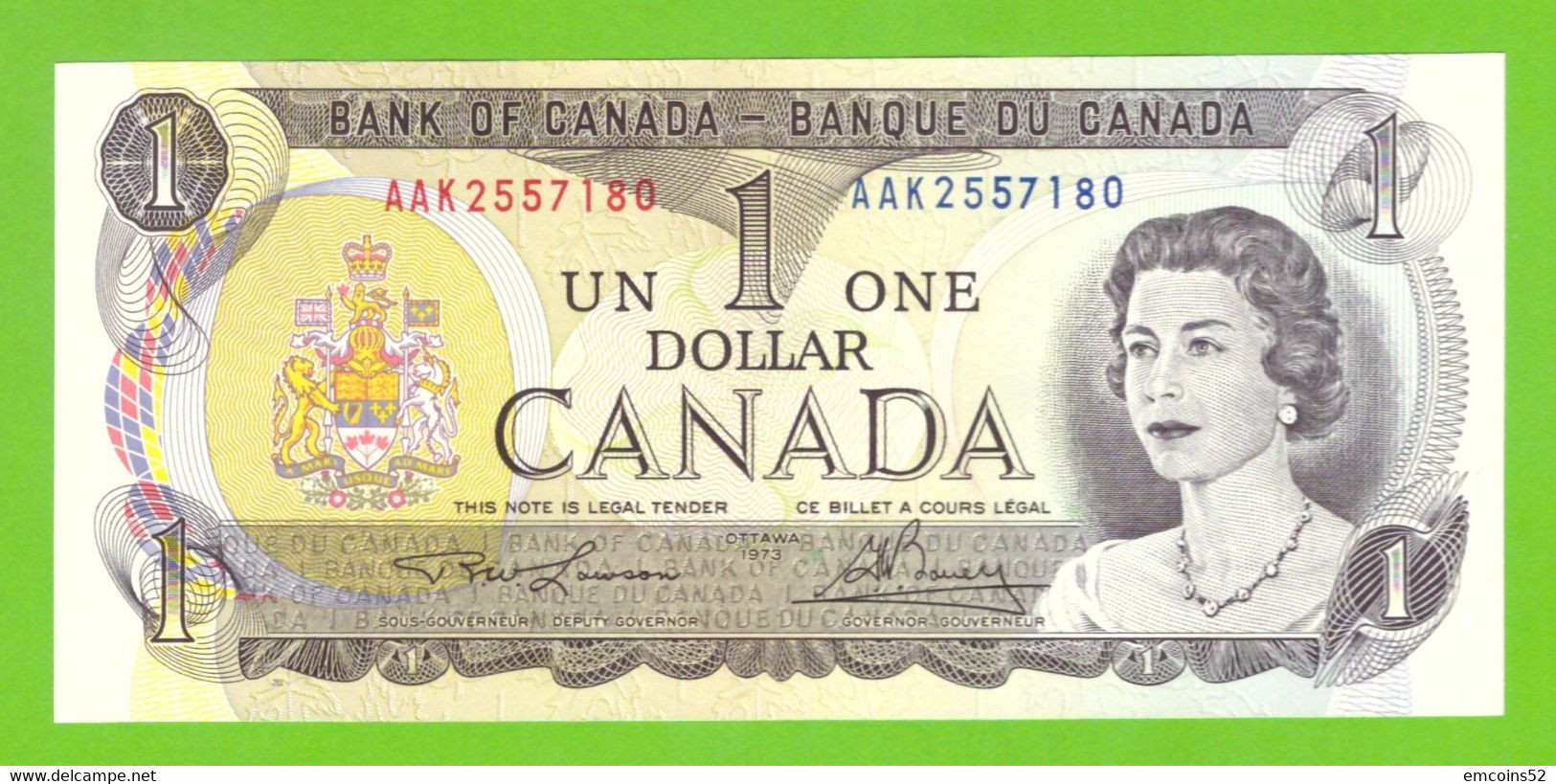 CANADA 1 DOLLARS 1973  P-85a(2)  UNC - Kanada