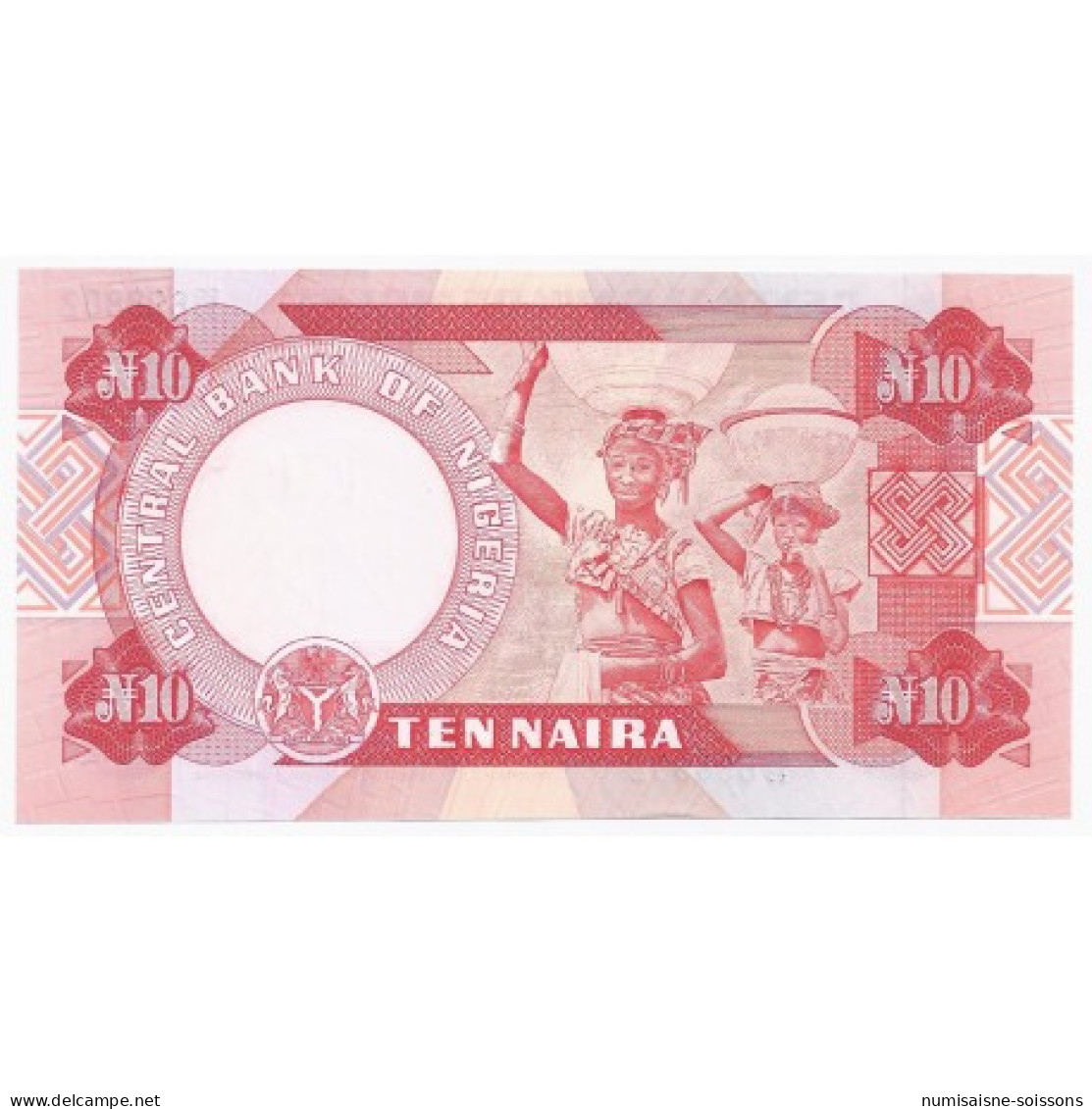 NIGERIA -  PICK 25 E - 10 NAIRA - SIGN 10 - ND (1984) - NEUF - Nigeria