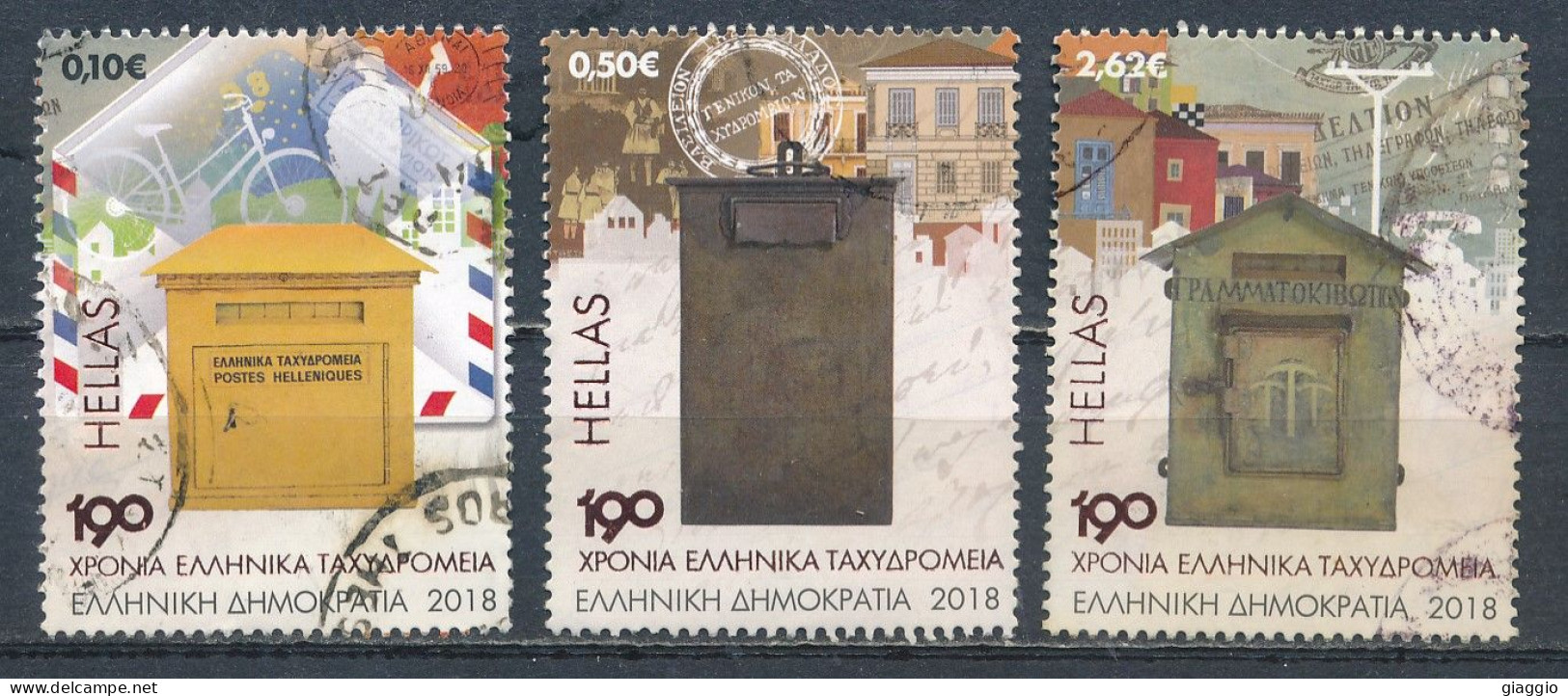 °°° GREECE - Y&T N°2927/30 - 2018 °°° - Used Stamps