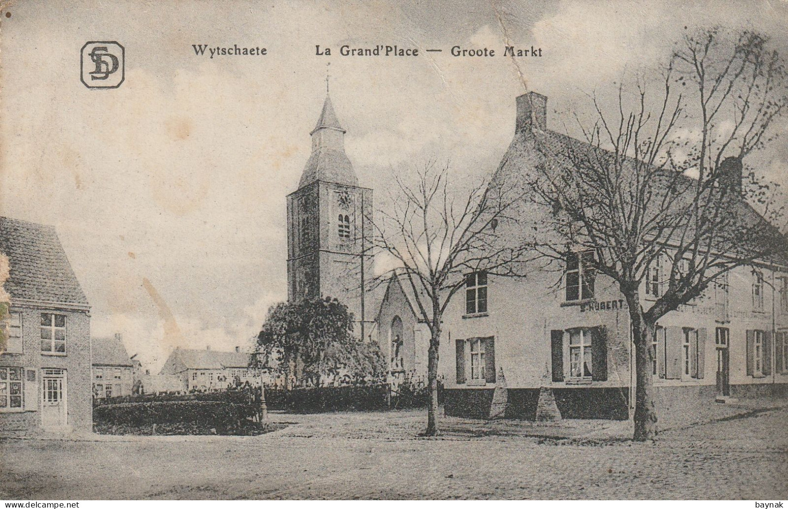 BELG369  --   WYTSCHAETE  --  WIJTSCHATE  --  LA GRAND PLACE   --  GROOTE MARKT--    1916 - Heuvelland