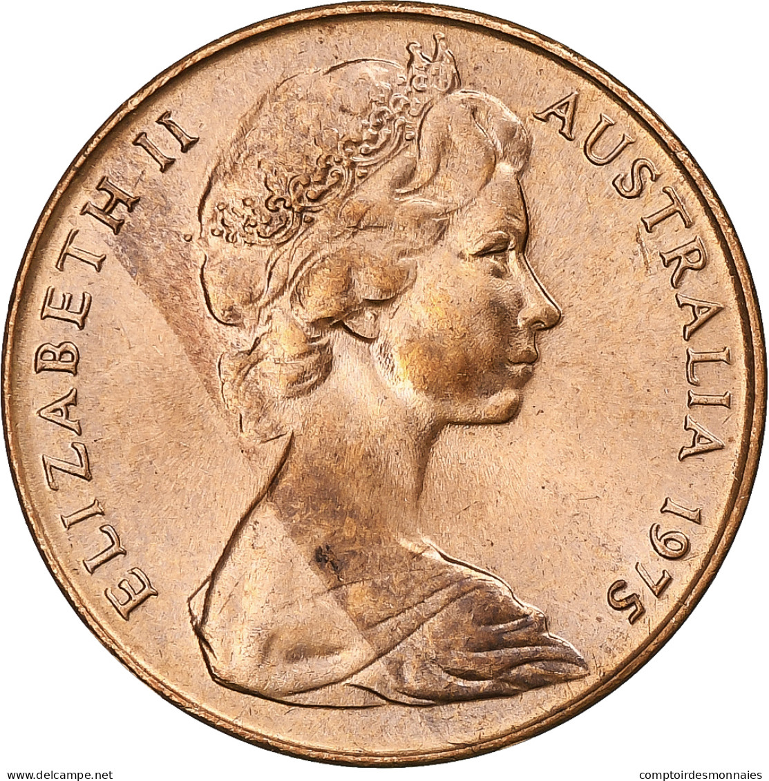 Australie, Elizabeth II, 2 Cents, 1975, Bronze, SPL, KM:63 - 2 Cents