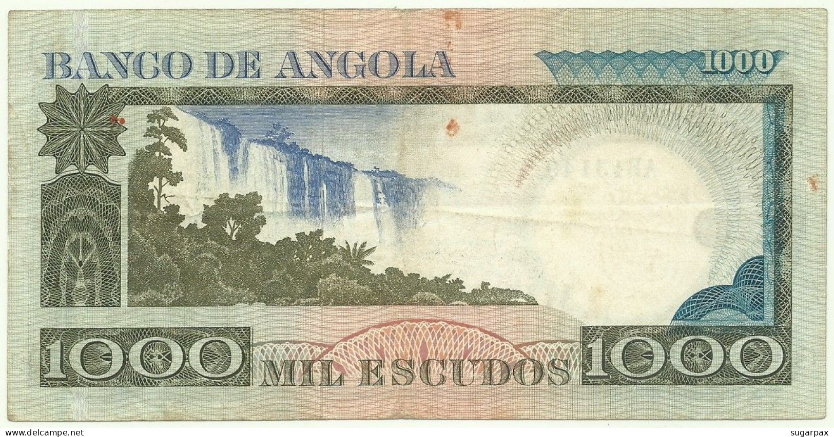 Angola - 1000 Escudos - 10.6.1973 - Pick: 108 - Serie AB - Luiz De Camões - PORTUGAL - 1.000 - Angola