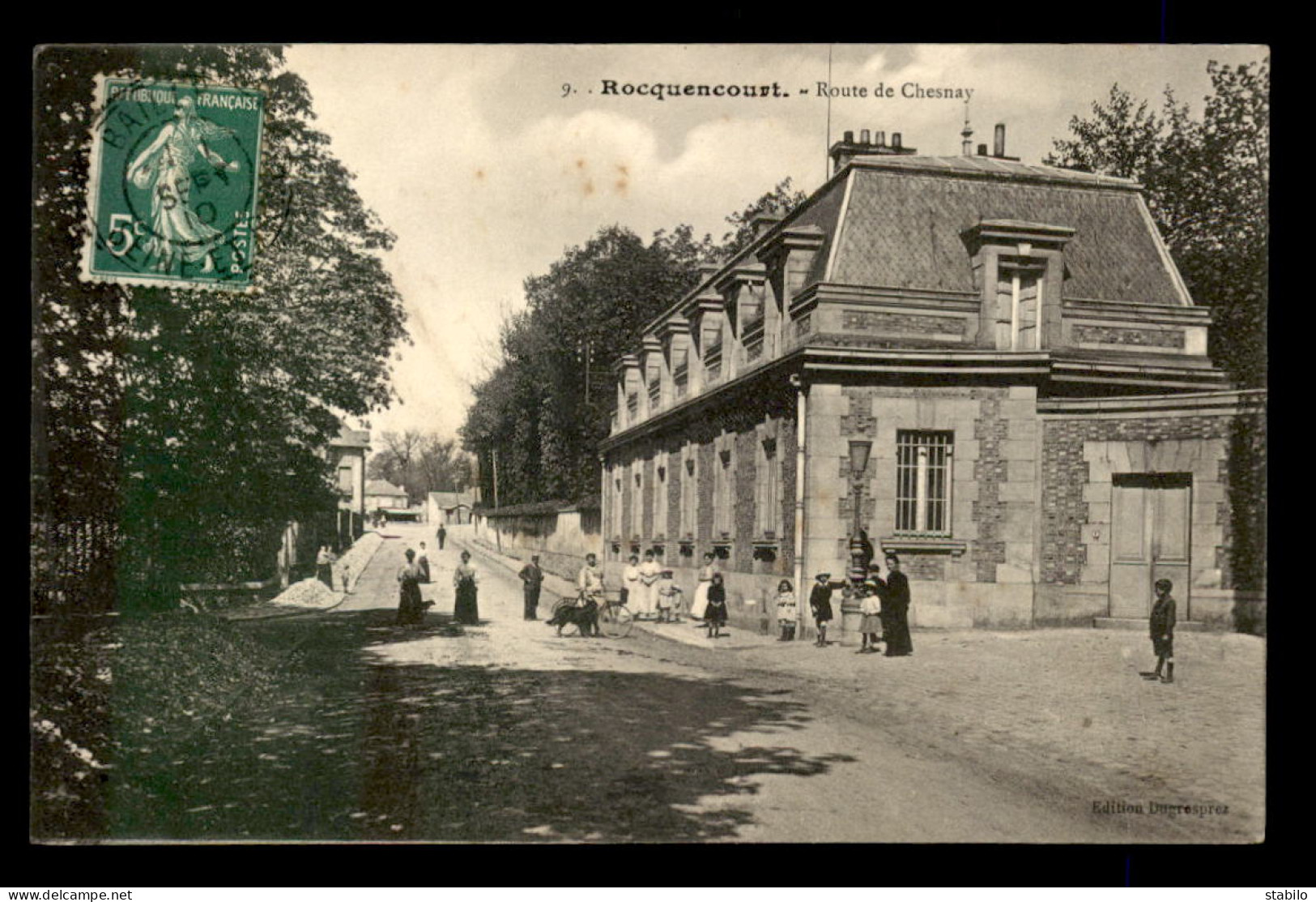 78 - ROCQUENCOURT - ROUTE DE CHESNAY - Rocquencourt