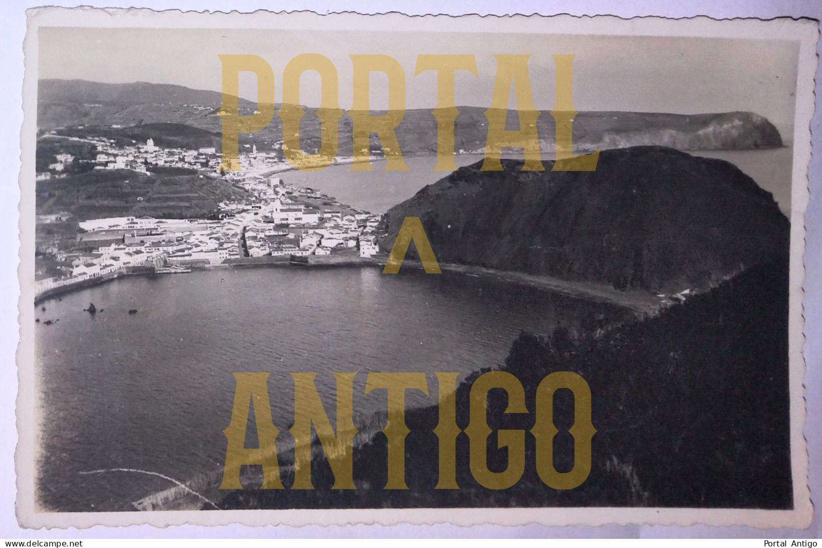 Postal Fotográfico - Baía Do Porto-Pim E Baía Da Horta - PORTUGAL - Açores (2 Scans) - Açores