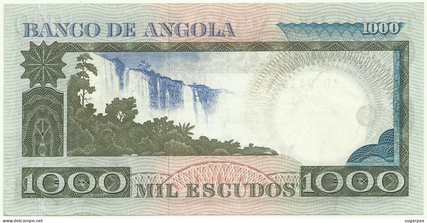 Angola - 1000 Escudos - 10.6.1973 - Pick: 108 - Serie AD - Luiz De Camões - PORTUGAL - 1.000 - Angola