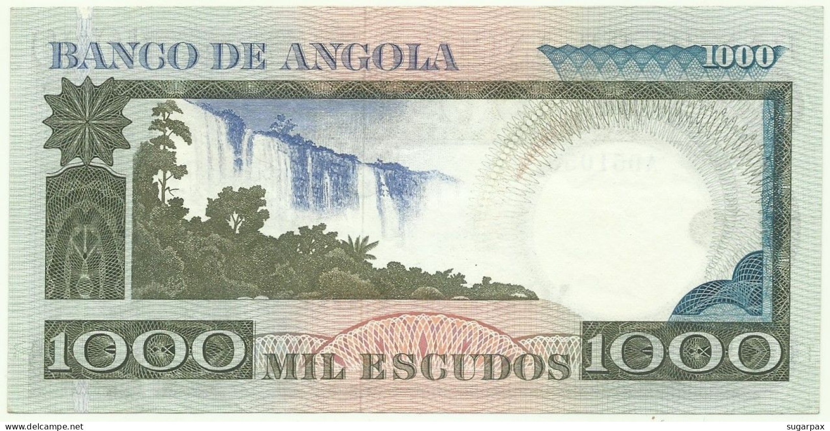 Angola - 1000 Escudos - 10.6.1973 - Pick: 108 - Serie AD - Luiz De Camões - PORTUGAL - 1.000 - Angola