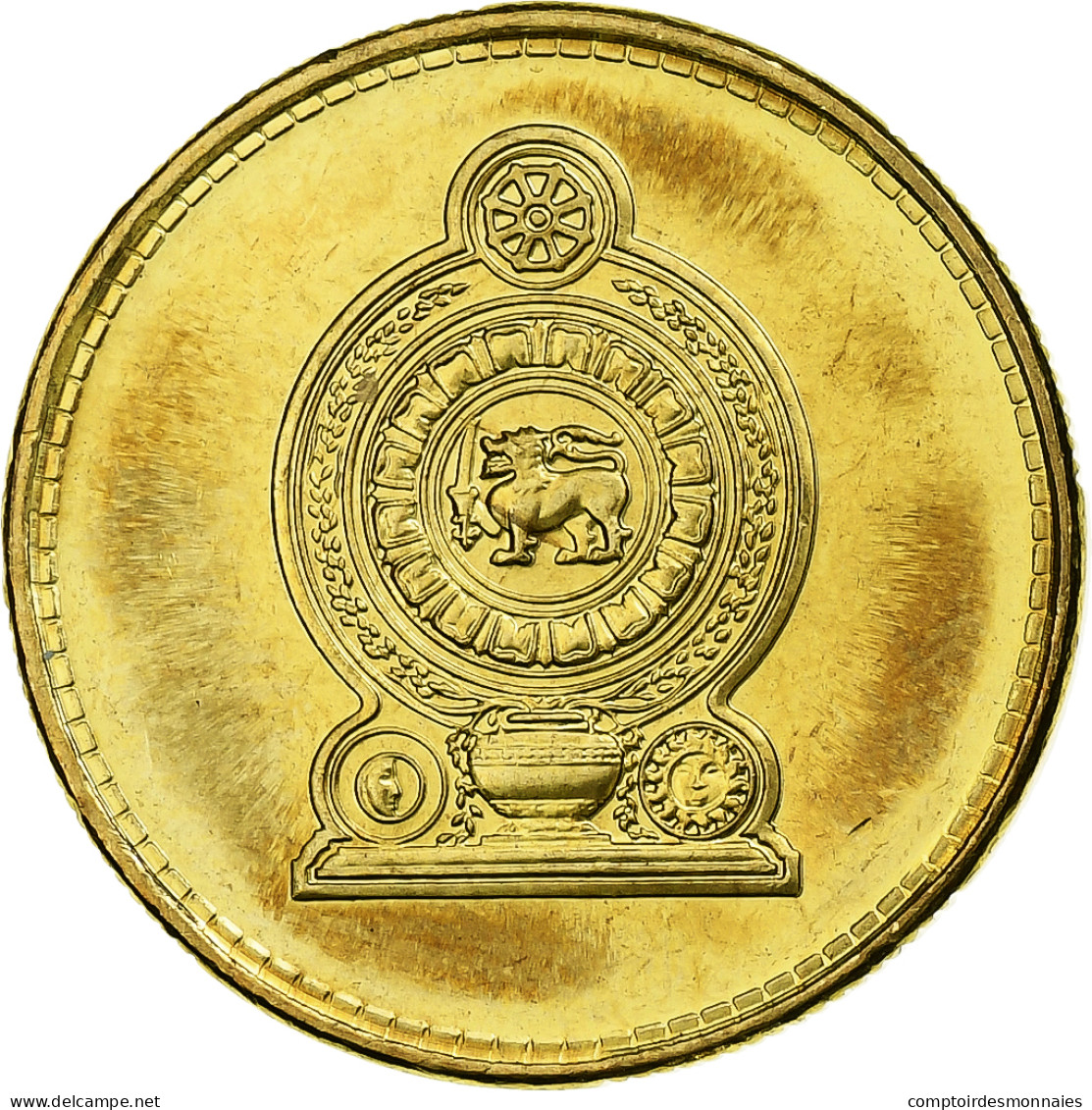 Sri Lanka, Rupee, 2008, Brass Plated Steel, SPL, KM:136.3 - Sri Lanka (Ceylon)