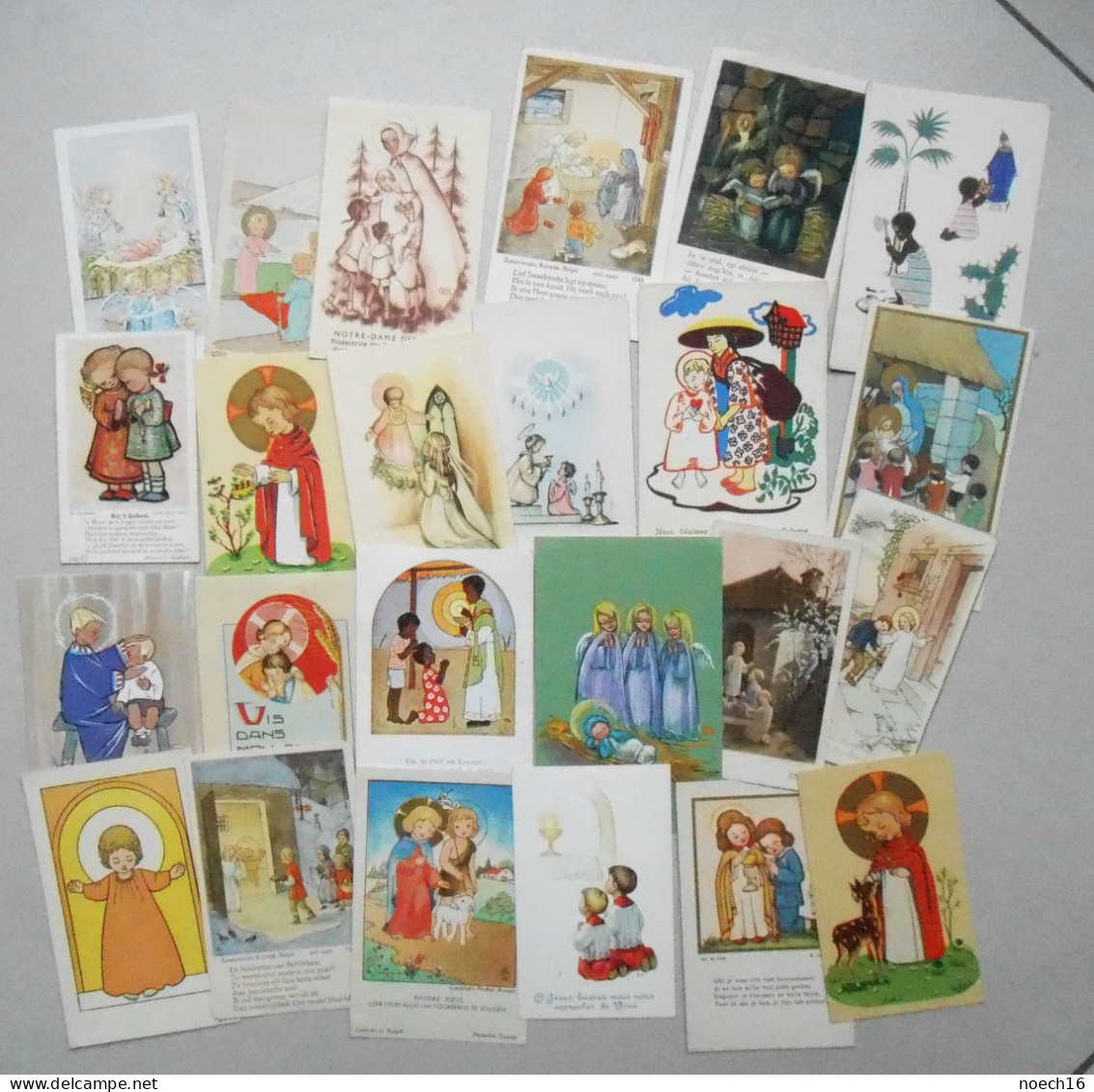 Lot 160 Images Religieuses Enfantines. Holy Cards. Illustrateurs Pennyless, Gouppy, Linen, Englebert, Boland, Fovel..... - Images Religieuses