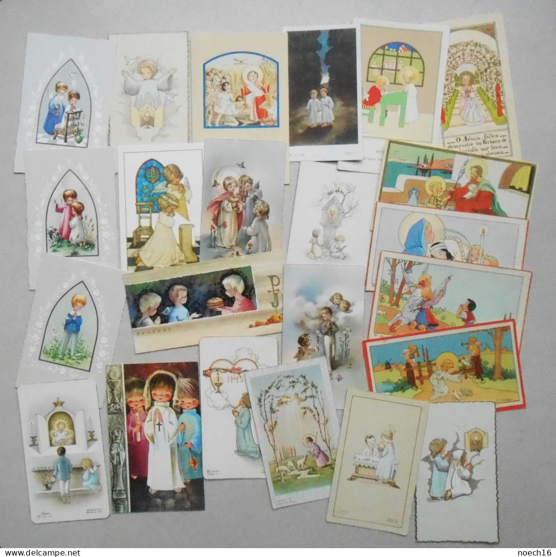 Lot 160 Images Religieuses Enfantines. Holy Cards. Illustrateurs Pennyless, Gouppy, Linen, Englebert, Boland, Fovel..... - Images Religieuses