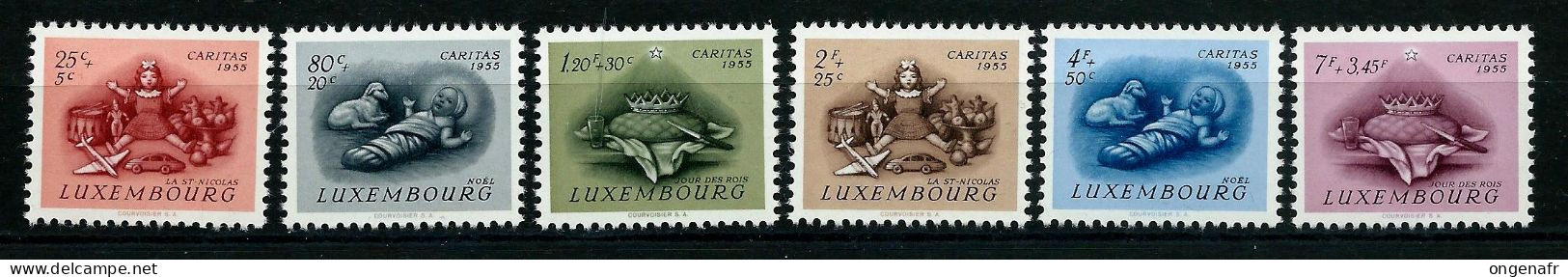 Caritas 1955 : N° 500/05 ( Michel: 541/6) ** - Ungebraucht