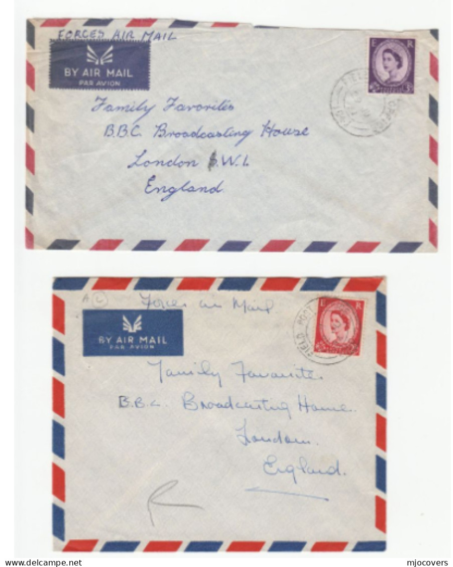 Collection Of KENYA British FORCES  1960s COVERS  From BFPO 10  Field Post Office FPO Gb Stamps Cover Military 6 Cover - Collections (sans Albums)