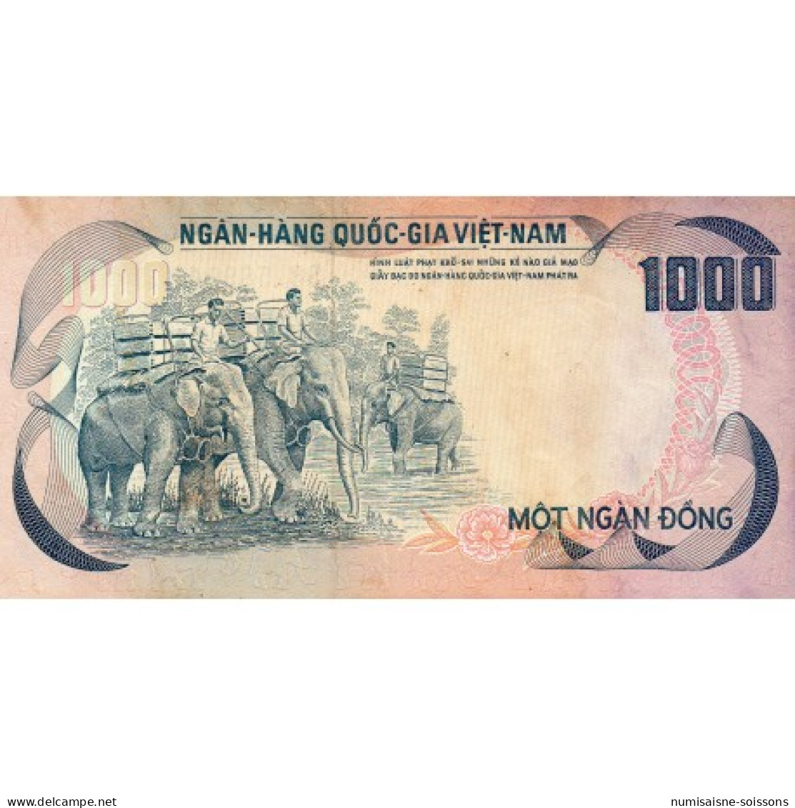 VIETNAM DU SUD - PICK 34 A - 1000 DONG - ND (1972) - TTB - Viêt-Nam