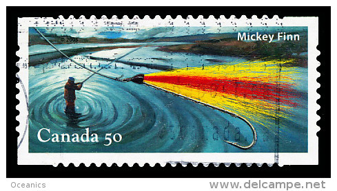 Canada (Scott No.2088c - Mouches à Pêche / Fishing Flies) (o) De Carnet / From Booklet - Gebruikt