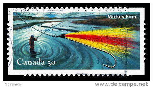 Canada (Scott No.2088c - Mouches à Pêche / Fishing Flies) (o) De Carnet / From Booklet - Oblitérés