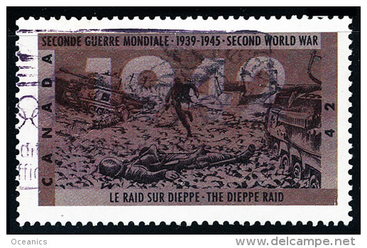 Canada (Scott No.1450 - 2eme Guerre / 1942 / 2d World War) (o) - Gebraucht