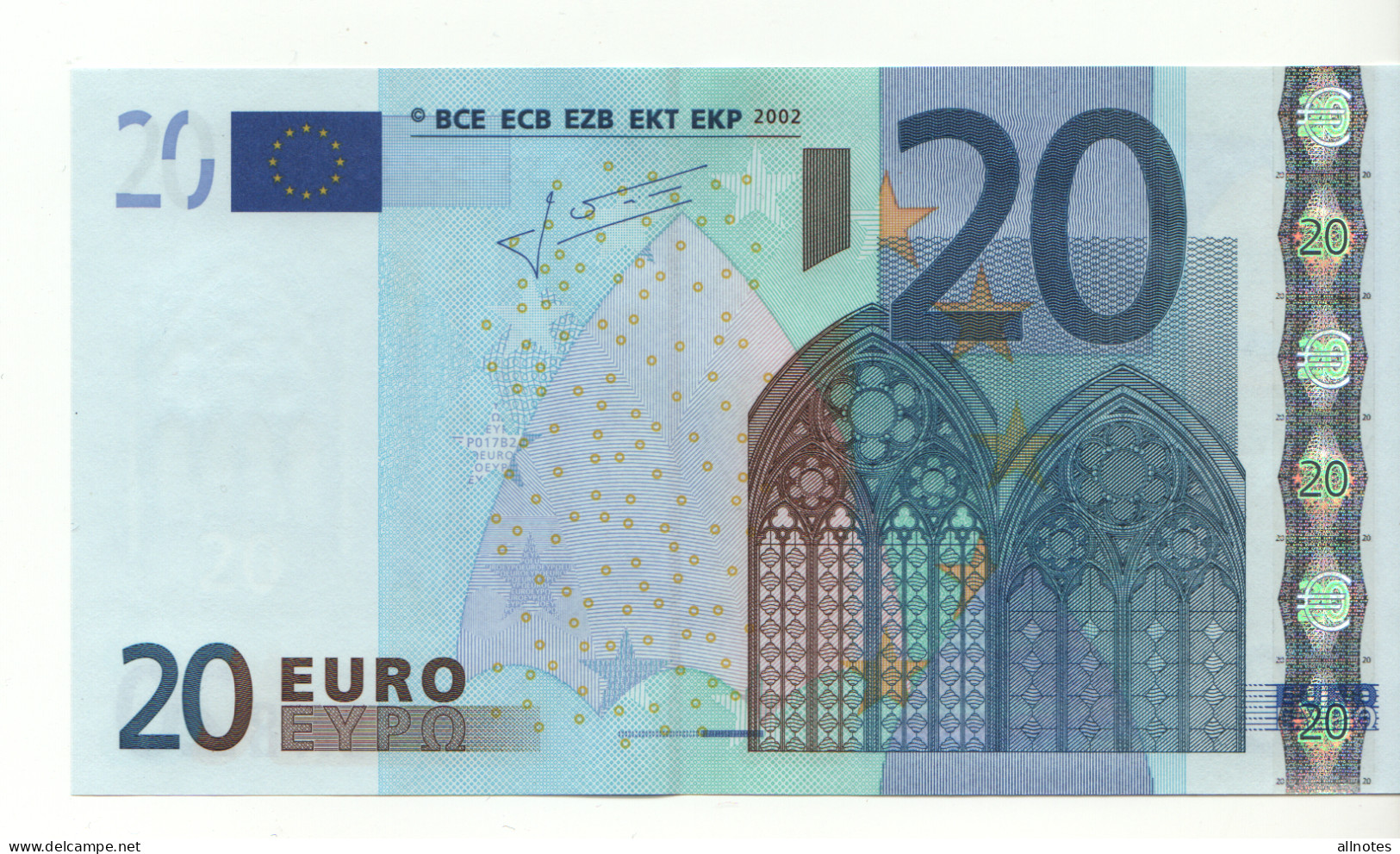 20 EURO  'X' Germany   Firma Trichet     P 017 B2   X33  /  FDS - UNC - 20 Euro