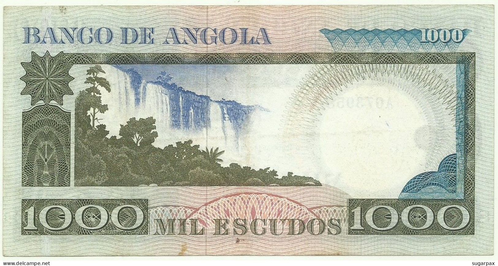 Angola - 1000 Escudos - 10.6.1973 - Pick: 108 - Serie AG - Luiz De Camões - PORTUGAL - 1.000 - Angola