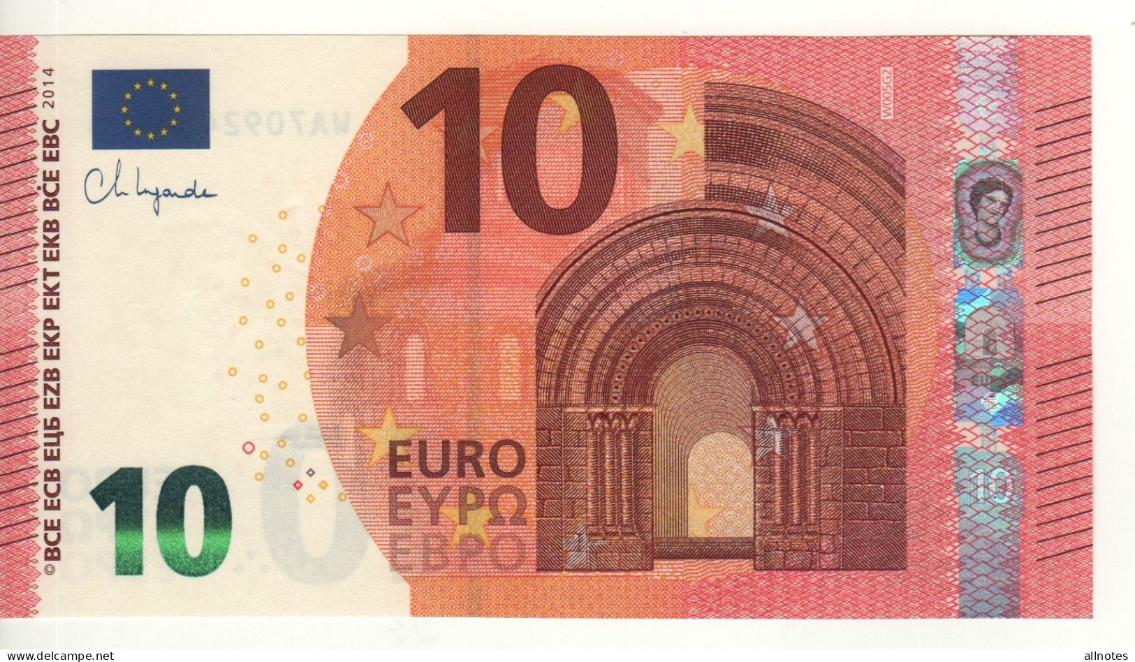 10 EURO   Ch. Lagarde   W 005 G2    WA7092460108   /  FDS - UNC - 10 Euro