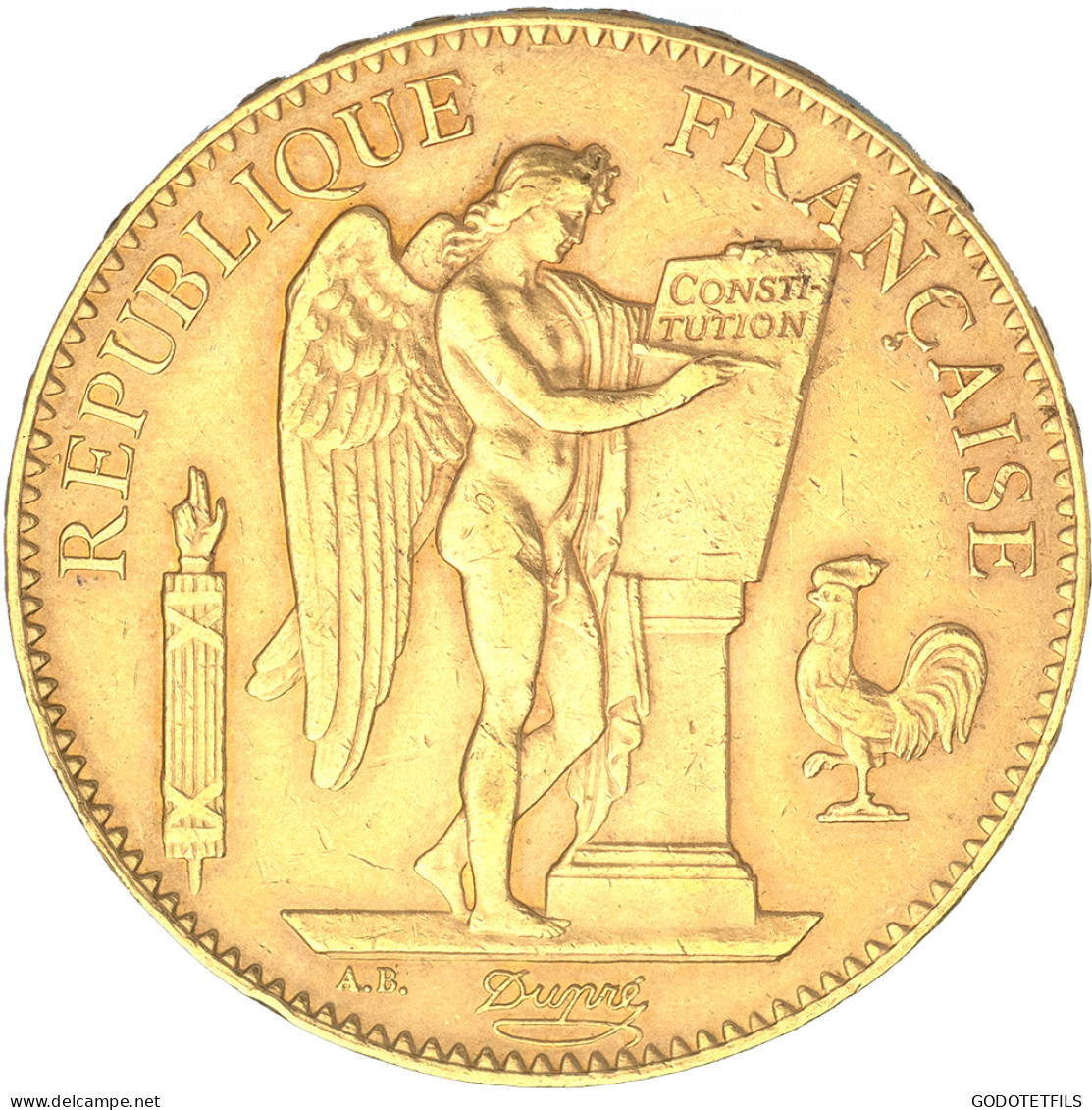 III ème République-100 Francs Génie 1886 Paris - 100 Francs (gold)