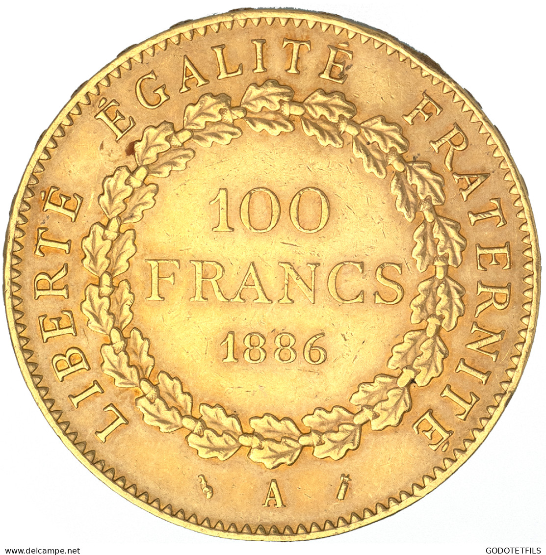 III ème République-100 Francs Génie 1886 Paris - 100 Francs (goud)