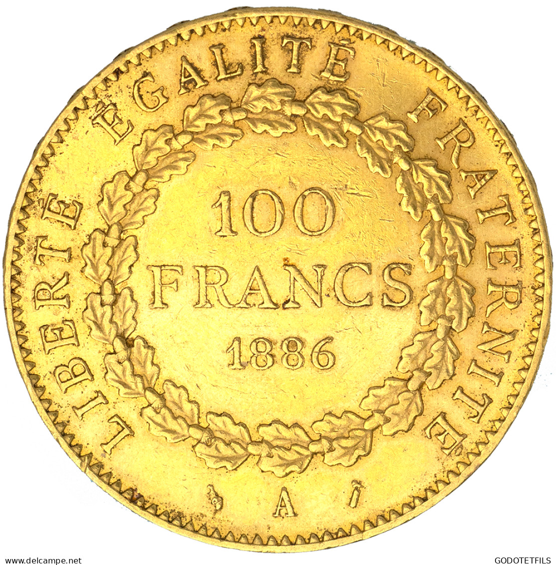 III ème République-100 Francs Génie 1886 Paris - 100 Francs (gold)