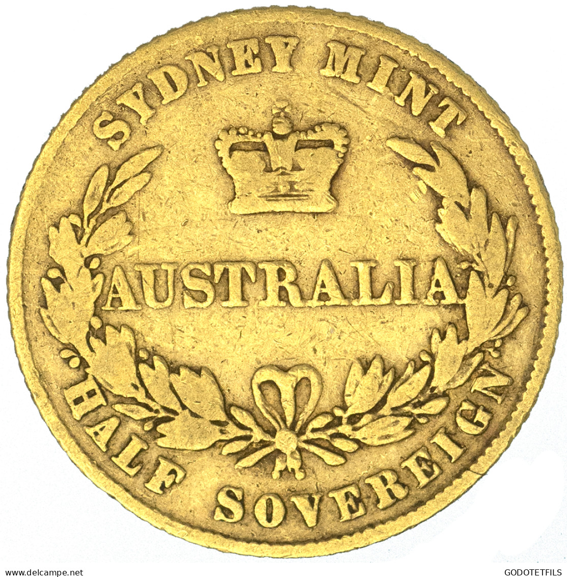 Australie-Demi-Souverain Victoria 1857 Sydney - 1855-1910 Moneda De Comercio