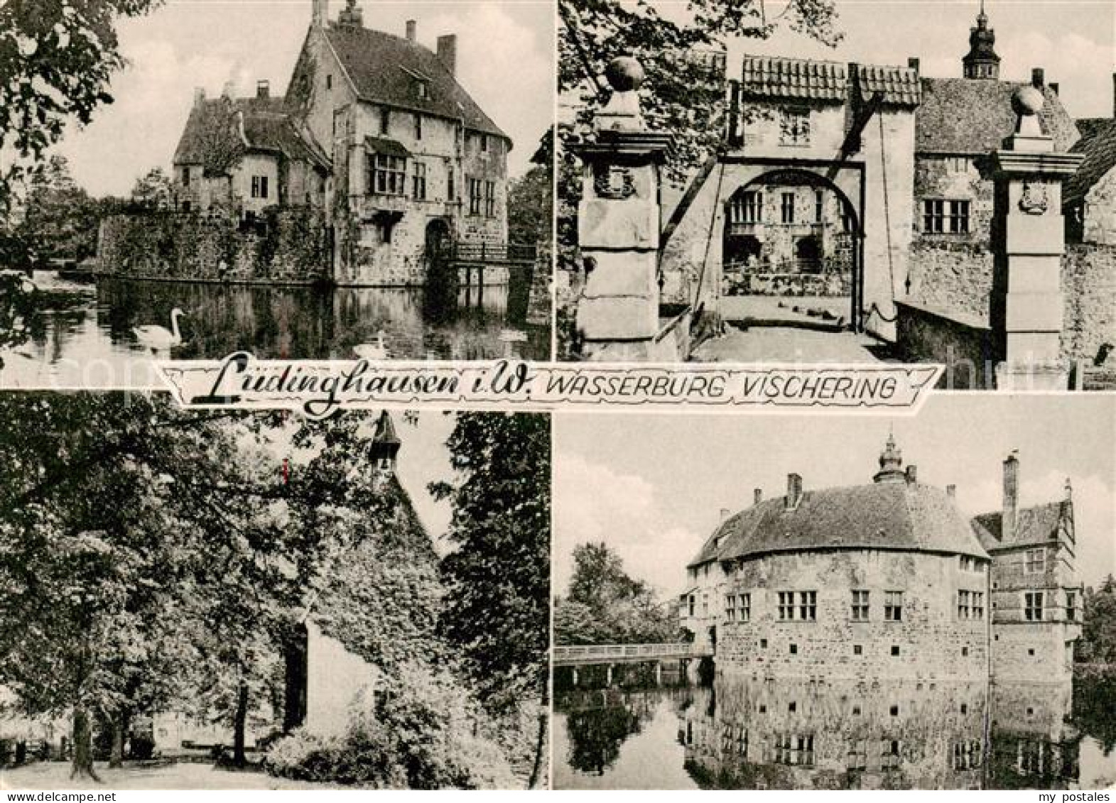 73873834 Luedinghausen Wasserburg Vischering Teilansichten Luedinghausen - Lüdinghausen