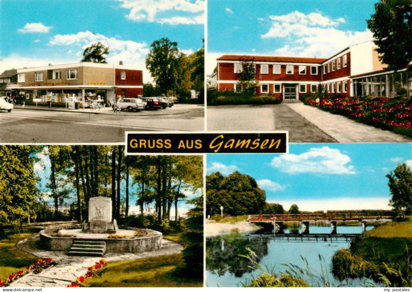 73873782 Gamsen Gifhorn Teilansichten Gedenkstaette Partie Am Wasser Gamsen Gifh - Gifhorn
