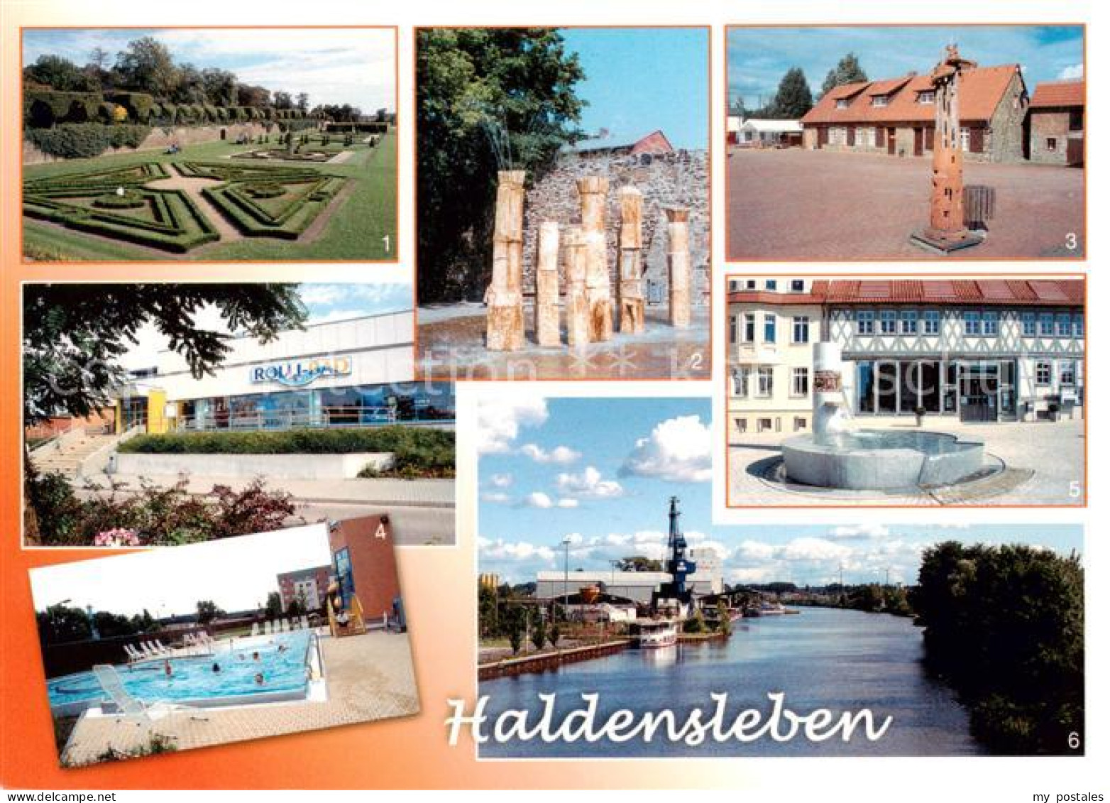 73839977 Haldensleben Barockgarten Hundisburg Die Sieben Aufrechten Hagentorplat - Haldensleben