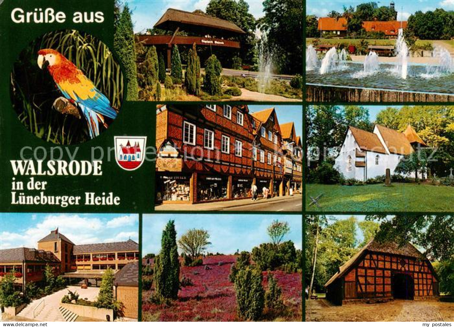 73839875 Walsrode Lueneburger Heide Teilansichten Wasserspiele Alte Scheune Heid - Walsrode